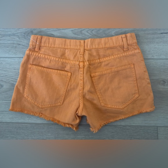 LONDONJEAN Vibrant Orange Jean Shorts 🩳 100% COTTON. - Picture 6 of 7